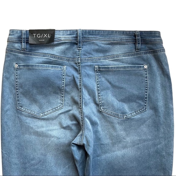 NWT RW& Co. Natalie Faded Denim Skinny Leggings Jeggings Size XL 1131 - Picture 7 of 9